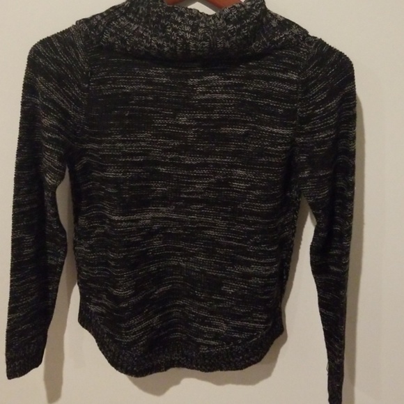 Black Cowl Neck Sweater - Picture 2 of 6